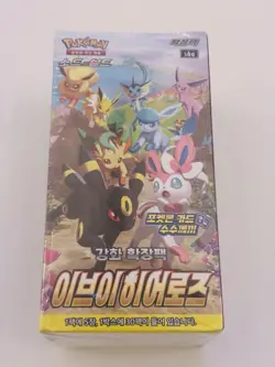 Pokemon Eevee Heroes Booster Box Korean s6a Card Game (30 Packs) - Image 1