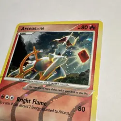 Pokemon TCG Arceus AR3 Arceus Holo Rare Basic 80 HP 2009 Nintendo Kawahara Card - Image 3