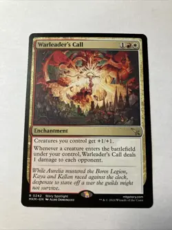 MTG Warleader's Call 242 NM - Murders at Karlov Manor Magic The Gathering Card - Image 1