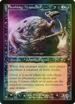 MTG Fleshbag Marauder Foil ** Secret Lair Drop ** English - Image 1