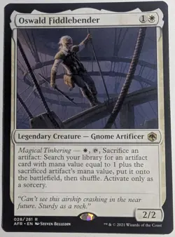 Oswald Fiddlebender x1 Adventures in the Forgotten Realms MTG LP/NM - Image 1