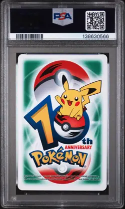 2006 POKEMON CENTER 10TH ANV PLAYING CARDS GREEN DECK SNORLAX PSA 9 - Image 2