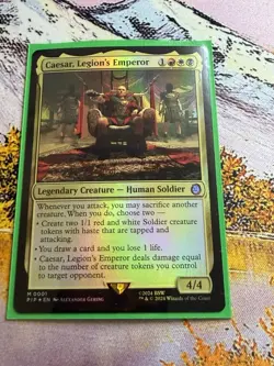 MTG - Universes Beyond: Fallout - Caesar, Legion's Emperor - NM - Foil - Image 1