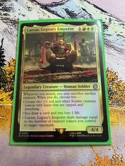 MTG - Universes Beyond: Fallout - Caesar, Legion's Emperor - NM - Foil - Image 2