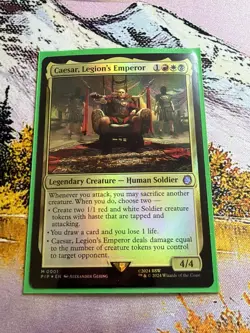 MTG - Universes Beyond: Fallout - Caesar, Legion's Emperor - NM - Foil - Image 3