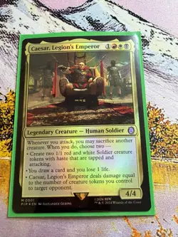 MTG - Universes Beyond: Fallout - Caesar, Legion's Emperor - NM - Foil - Image 5