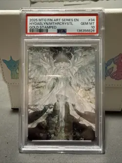 Hydaelyn, the Mothercrystal (Gold-Stamped) Art Series: Final Fantasy PSA 10 - Image 1