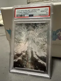 Hydaelyn, the Mothercrystal (Gold-Stamped) Art Series: Final Fantasy PSA 10 - Image 2
