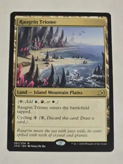 🔥 MTG Magic the Gathering - Raugrin Triome - Ikoria Lair of Behemoths NM/M! - Image 1