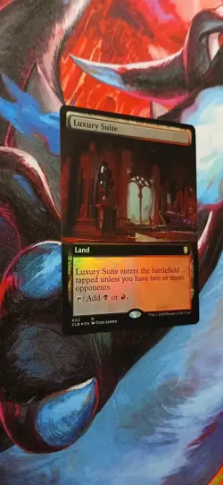 Magic: The Gathering Luxury Suite Rare Foil Extended Art Land #602 CLB English - Image 2