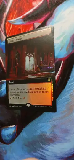 Magic: The Gathering Luxury Suite Rare Foil Extended Art Land #602 CLB English - Image 3