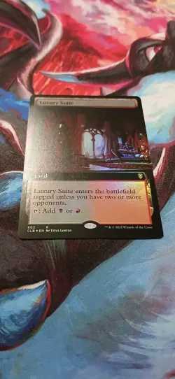 Magic: The Gathering Luxury Suite Rare Foil Extended Art Land #602 CLB English - Image 4