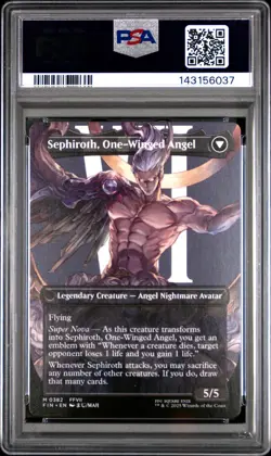 2025 MTG SEPHIROTH FABLED SOLDIER/SEPHIROTH ONE-WINGED ANGEL PSA 10 - Image 2