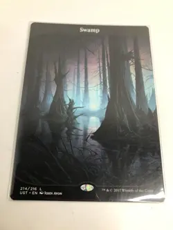 MTG Unstable Full Art Basic Land Lot of 5 Near Mint 1x Of Each Plains Island Etc - Image 4