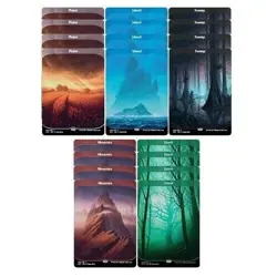 20 Unstable UST Full Art Basic Land - 4 complete set (4x each) magic MTG Mint - Image 1