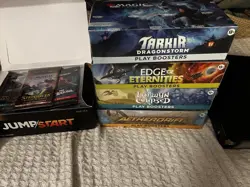 Magic The Gathering Bundle Booster Boxes, Packs, Binder, W/ a PSA 10 - Image 1