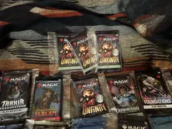 Magic The Gathering Bundle Booster Boxes, Packs, Binder, W/ a PSA 10 - Image 5