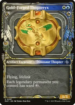 MTG Gold-Forged Thopteryx Showcase ** MOM: The Aftermath ** English - Image 1