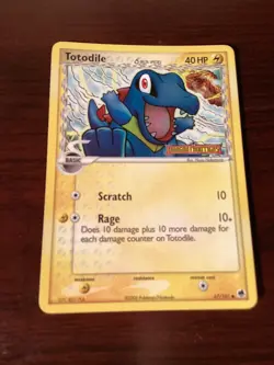Totodile - 67/101 - Stamped Holo Ex Dragon Frontiers - Pokemon - Image 1