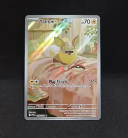 Yamper 099/094 Illustration Rare Holo Pokemon TCG Phantasmal Flames English - Image 1