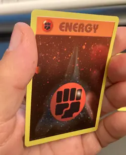 Lot of 3 Pokemon Holo Energy Cards—2 Fire + 1 Fighting *2002 WOTC League Promos* - Image 3