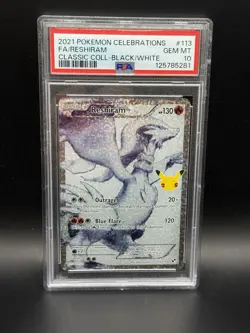 2021 Pokemon Celebrations FA Reshiram Psa 10 - Image 1