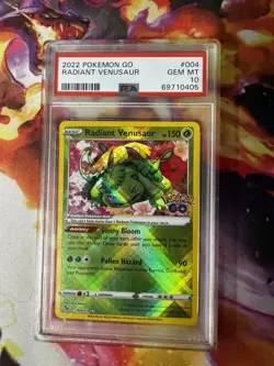 Radiant Venusaur 004/078 Pokemon GO Holo - Image 1