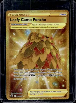 2022 Pokemon SWSH Silver Tempest Leafy Camo Poncho #214/195 - Image 1
