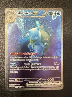 Pokemon TCG Blastoise ex 200/165 Scarlet Violet 151 Special Illustration Rare - Image 1