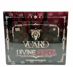 VCard Divine Chaos Trading Card Game Booster Box 1st Edition 120 Cards - Image 1