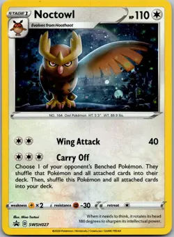 Noctowl - Promo SWSH: Sword & Shield Promo Cards SWSH027 NM - Image 1