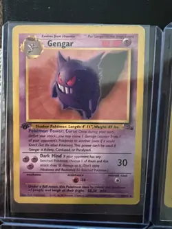 Pokemon Gengar TCG 20/62 1st Edition Non-Holo Card - Image 1