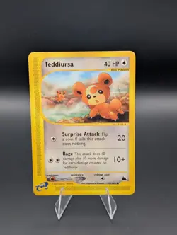 Pokemon Teddiursa Skyridge Card 109/144 Regular - Image 1