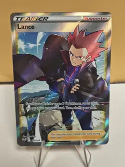 Lance 192/195 Silver Tempest Full Art Ultra Rare Holo Pokemon Card NM Free Ship! - Image 1
