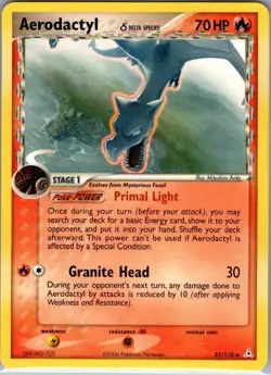 Aerodactyl (Delta Species) 35/110 Non Holo Holon Phantoms - Pokemon Card - NM - Image 1