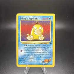 (NM/LP) Misty's Psyduck 90/132 Gym Challenge Pokemon TCG Card Near Mint -c - Image 1