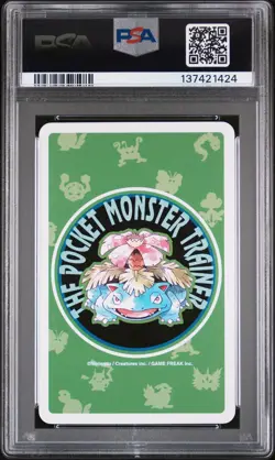 1996 POKEMON GREEN VERSION PLAYING CARDS KING OF DIAMONDS #071 VICTREEBEL PSA 10 - Image 2