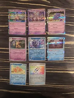 Lot Of 8 English 151 Pokemon Holo Cards ( Mew En ) - Image 1