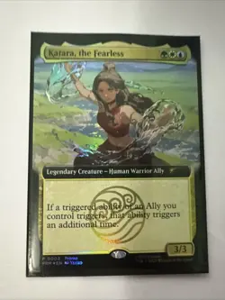 Magic The Gathering X Avatar Katara The Fearless Promo Card SDCC 2025 #P0003 - Image 1