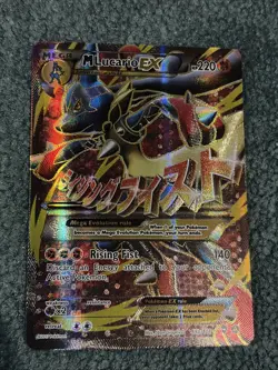 Pokemon TCG M Lucario EX 55a/111 Furious Fists Holo Full Art Ultra Rare Card - Image 1
