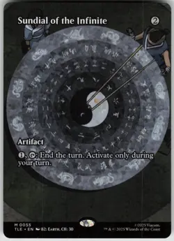 MTG Sundial of the Infinite Borderless Normal NM Avatar Last Airbender Magic 55 - Image 1