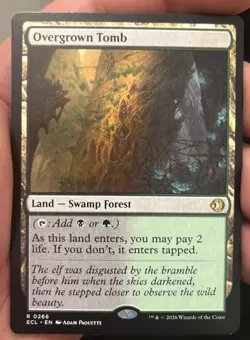Magic the Gathering-Lorwyn Eclipsed/ Overgrown Tomb 266 REGULAR - Image 1