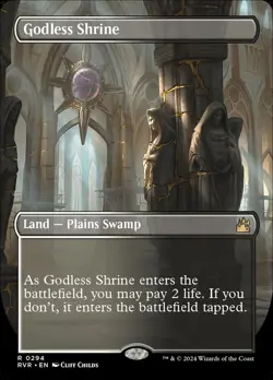 MTG Godless Shrine Borderless ** Ravnica Remastered ** English - Image 1