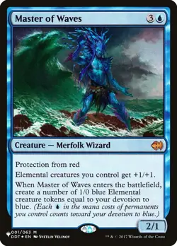 MTG Master of Waves ** The List ** English - Image 1