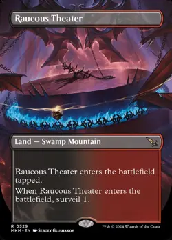 MTG Raucous Theater Borderless ** Murders at Karlov Manor ** English - Image 1