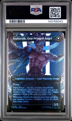 2025 MTG SEPHIROTH FABLED SOLDIER/SEPHIROTH ONE-WINGED ANGEL PSA 10 - Image 2