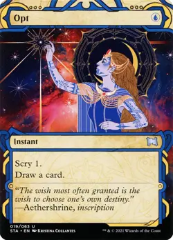 MTG Opt Showcase Borderless ** Strixhaven Mystical Archive ** English - Image 1