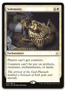 Solemnity #22 (NM) Hour of Devastation HOU Magic MTG - Image 1