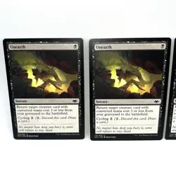 Unearth 4x Playset MTG Magic The Gathering MH1 Modern Horizons - Image 2