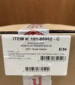 Pokemon SV08 SV Surging Sparks Elite Trainer Box New Sealed Case ETBS - Image 1
